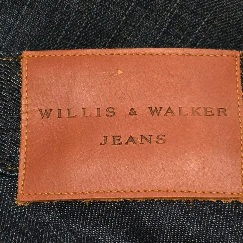 Nwt Willis & Walker Sz 42* Big & Tall Relaxed Fit Dark Wash Jeans USA Made 43x39